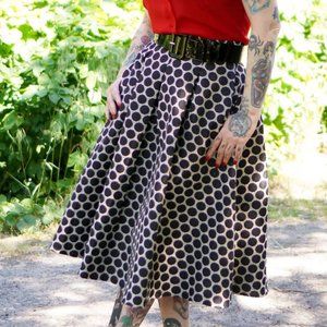 NWT Tabitha Dotted 50's Skirt by Tatyana